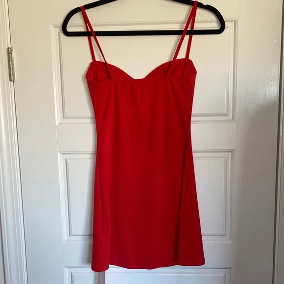 Micas Red Mini Dress - Picture 3 of 5